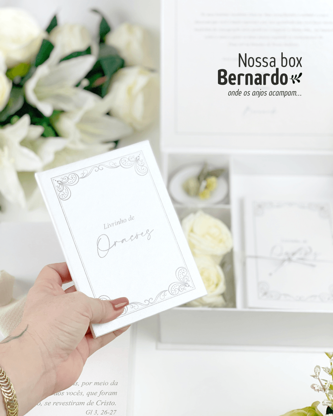 Kit convite Padrinhos de Batizado Bernardo - papelraro
