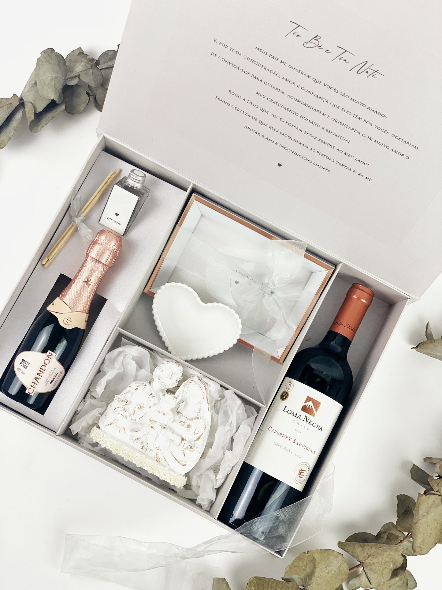 Kit de Convite Personalizado para Padrinhos de Batizado –  Bê