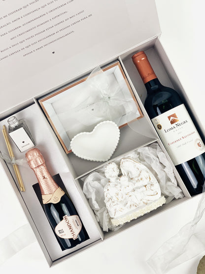 Kit de Convite Personalizado para Padrinhos de Batizado –  Bê