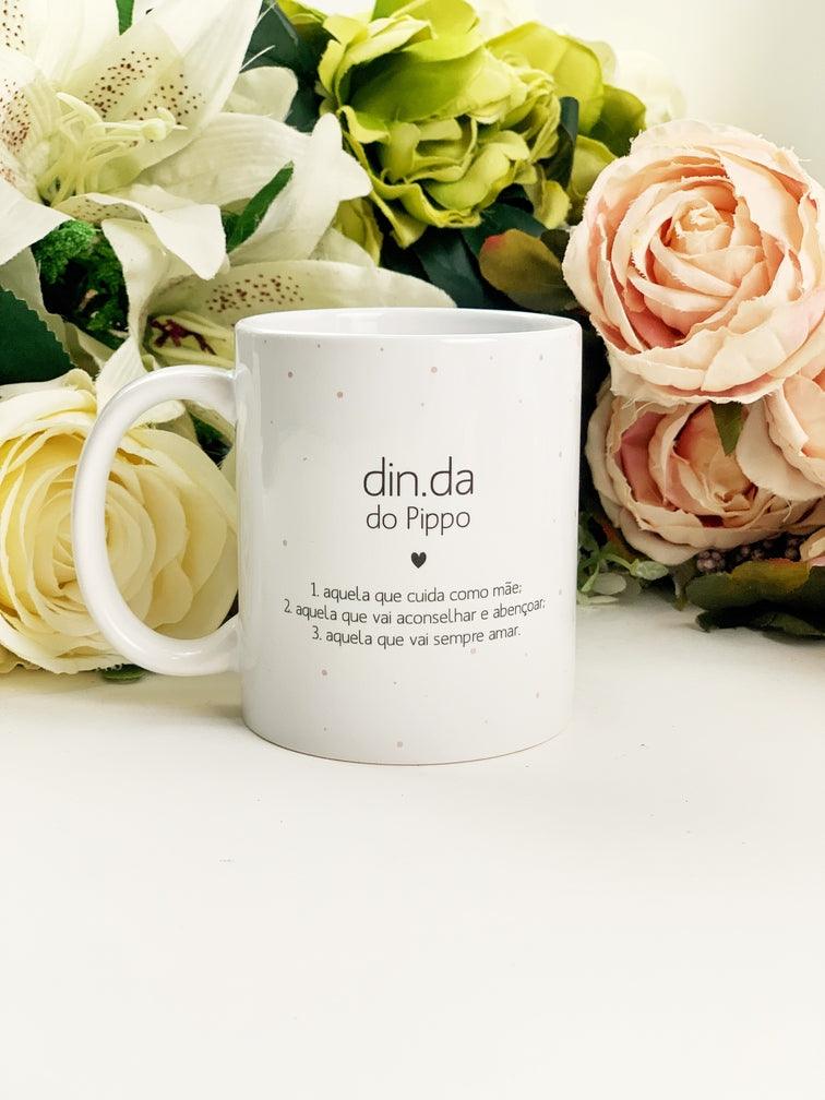 Caixa kit convite padrinhos batizado com canecas vela aromática forminhas e baby chandon - papelraro